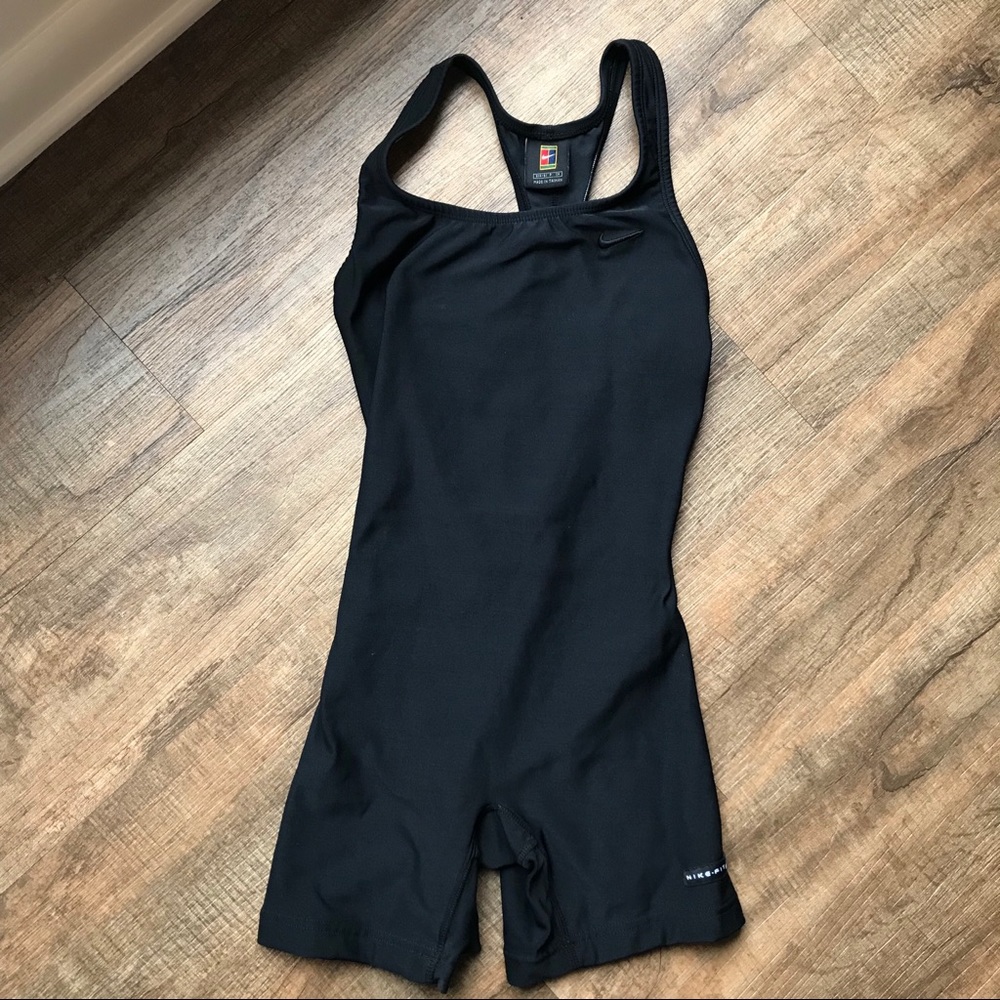 Nike Dri Fit Powerback Swim Unitard one Piece
